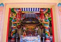 Chinese shrine door Royalty Free Stock Photo