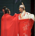 Chinese Sichuan opera performer