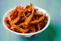 Chinese sichuan rustic spicy soy braised pig ears salad Royalty Free Stock Photo