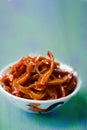 Chinese sichuan rustic spicy soy braised pig ears salad Royalty Free Stock Photo