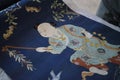 Chinese silk tapestry Royalty Free Stock Photo