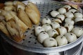 Chinese Snack,rice cakes and Rake leaves