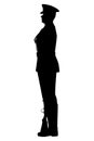 Chinese soldier with rifle gun in parade walking silhouette vector