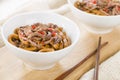 Chinese Spicy Beef and Black Bean Sauce Royalty Free Stock Photo