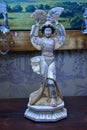 Chinese statue of a dancing woman. The ancient culture of China. Asian masterpieces