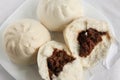Chinese steamed bun Royalty Free Stock Photo