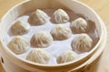 Chinese steamed pork bun Royalty Free Stock Photo