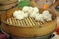 Chinese steamed stuff bun Royalty Free Stock Photo