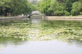 Chinese stone arch bridge Royalty Free Stock Photo