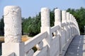 Chinese stone bridge Royalty Free Stock Photo
