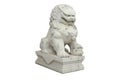 Chinese stone lion Royalty Free Stock Photo