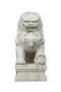 Chinese stone lion Royalty Free Stock Photo