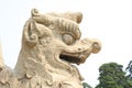 Chinese Stone Lion Statue Royalty Free Stock Photo