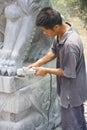 Chinese Stone Sculpturing Royalty Free Stock Photo