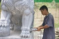 Chinese Stone Sculpturing Royalty Free Stock Photo