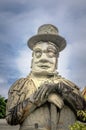 Chinese stone statue in Wat Pho, Bangkok, ThailandChinese stone Royalty Free Stock Photo