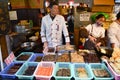 Chinese street food stands