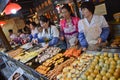 Chinese street food stands Royalty Free Stock Photo