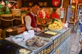 Chinese street food stands