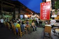 Chinese Street restaurants Royalty Free Stock Photo