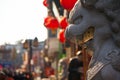 Chinese street in traditional old style