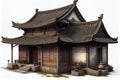 Chinese-style ancient architecture, Hainan, China. Royalty Free Stock Photo