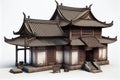 Chinese-style ancient architecture, Hainan, China. Royalty Free Stock Photo