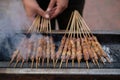 Chinese-style barbecue to the world, skewers