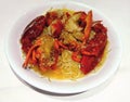 Chinese style Lobster noodles