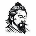 Chinese Style Handdrawn Portrait: A Fusion Of Confucian Ideology And Classic Tattoo Motifs