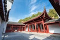 Chinese-style historical buildings in the park Royalty Free Stock Photo