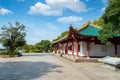 Chinese-style historical buildings in the park Royalty Free Stock Photo