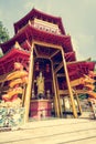 Chinese style pagoda at Tiger Cave Temple. Krabi, Thailand Royalty Free Stock Photo