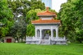 Chinese style pavilion in the park for the general public to sit and relax at Lumpini public park, Bangkok, Thailand Royalty Free Stock Photo