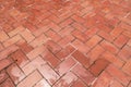 Chinese style red ground brick Royalty Free Stock Photo