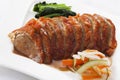 Chinese style roasted duck with sauce Royalty Free Stock Photo