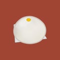 Chinese style steamed bun illustration