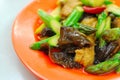 Chinese style stir fried asparagus