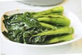 Chinese style stir fried vegetable, kai lan Royalty Free Stock Photo