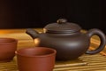 Chinese style teapot and teacup