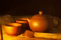 Chinese style teapot and teacup