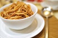 Chinese style vegetarian noodles Royalty Free Stock Photo