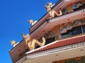 Chinese-styled pagoda under blue sky