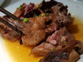 Chinese sweet duck brown sauce