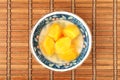 Chinese sweet potato soup Royalty Free Stock Photo