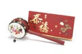 Chinese Tambourine and Red Packet