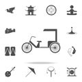 Chinese taxi icon. Set of Chinese culture icons. Web Icons Premium quality graphic design. Signs and symbols collection, simple ic