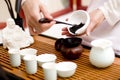 Chinese tea ceremony Royalty Free Stock Photo