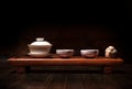 Chinese tea ceremony set Royalty Free Stock Photo