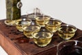 Chinese tea ceremony. Tea Set Royalty Free Stock Photo